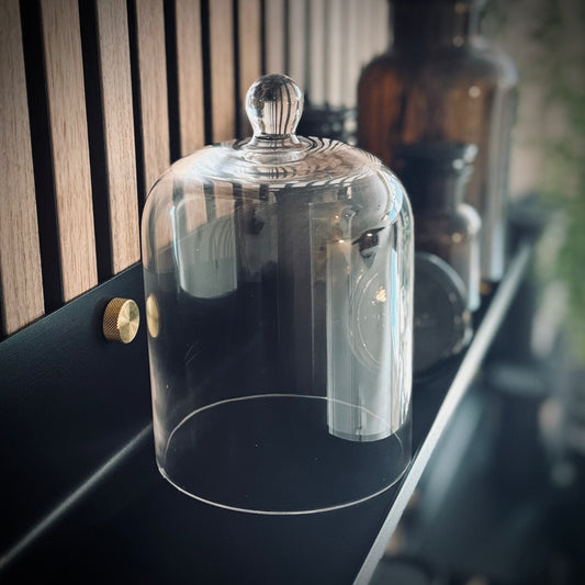Glass candle dome